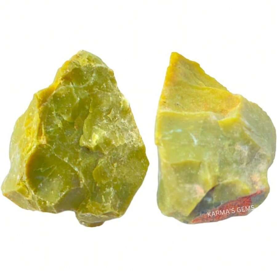 Local Shipping-- Healing Crystals, Stones, Healing Stones, Rock Collection, Agate, Raw Stones ,Crystals, Rocks, Jade, Crystals And Healing Stones(Labradorite, 2 Pcs) - 綠蛋白石 - 查看 1