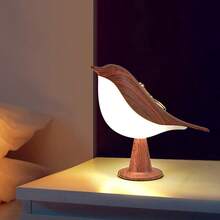 Creative Touch Switch Table Night Lamp 3 Color Dimmable Bedroom Nightstand Lamp Bird Shape Rechargeable Led Night Light Decorative Home - 3 Colors - View 5