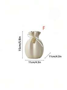 1 chiếc bình gốm hình nón cỡ nhỏ thích hợp cho lối vào phòng khách, bệ cửa sổ, mặt bàn, nhiều loại đồ trang trí cảnh, cắm hoa, bình hoa - Nhiều màu - Xem 17