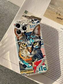 2 piezas Funda protectora de teléfono a prueba de golpes con pintura en aerosol de gato y perro en pareja compatible con iPhone 16/16 Pro/16 Plus/16 Pro Max, iPhone 15 Pro Max, iPhone 13, P14, P13, XS, XR, 7/8, P/7 Plus, A50, A12, A32, A52, A72, A51, A21S, A13, A14, S22 Ultra, S23, A33, A53, S20 FE, Redmi 11, 12 Pro, 12/12X, Note 11, 9A, 9C, Poco X3 NFC, Redmi 10, 9, Note 9, 12C, Note 11 Pro, Redmi 10C, Note 8 Pro