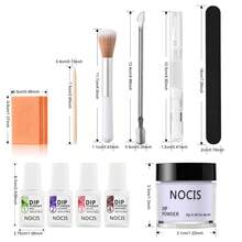 32 Pcs Dip Powder Nail Kit Starter, 20 Colors Spring And Summer  Macaron Pink Dipping Powder Liquid Set With Base Top Coat Activator Brush Saver For Nail Salon DIY At Home Gift Set - 彩色 - 查看 4