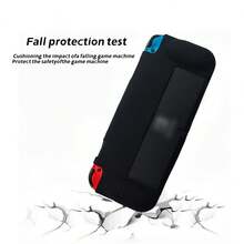 1 Set OLED Protective Case, Includes 1 Game Protective Case + 2 Joystick Caps, Ergonomic Grip Design, Anti-Slip Anti-Scratch Anti-Drop, Enhances Gaming Experience - Multicolor - View 3