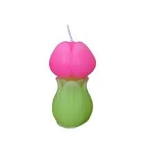 1 件郁金香花形香薰蜡烛，家居装饰小雕像，适合家庭、餐厅、生日、派对、浴室 - 彩色 - 查看 12