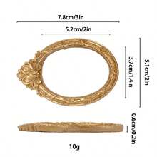 欧式复古INS金色迷你相框道具美甲项链拍照饰品珠宝拍摄背景配件 - 彩色 - 查看 20