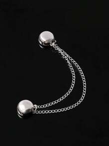 1pc/3pcs Adjustable Magnetic Trouser Clip And Cuff Clip-Durable Alloy, Detachable Hem Clip Is Suitable For Trousers And T-Shirts, Magnetic Trouser Swing Clip Can Shorten The Length Of Trousers Without Sewing, And Strong Magnetic Buckle.