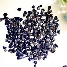 人造蓝砂岩水晶碎片，家居DIY装饰石，消磁石，风水水晶，适用于花盆、花瓶、水族箱砾石装饰