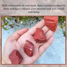 Local Shipping--  Healing Crystals, Stones, Healing Stones, Rock Collection, Agate, Raw Stones ,Crystals, Rocks, Jade, Crystals And Healing Stones(Labradorite, 2 Pcs) - Red Jasper - 查看 6