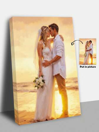 Customizable Canvas Poster, Personalized Poster, Customize Your Plain Face Photos, Share Your Favorite Memories And Precious Moments, Perfect Gift For Friends And Family, Wall Art Decoration, Multi-Functional, Ornamental, Reusable, Exquisite, Stylish, High-Quality, Colorful, Modern, Custom, Ideal Gifts For Her, Tea Room, Home, Garden, Office, For Anniversaries, For Valentine's Day, For Mother's Day, For Birthdays, For Father's Day, For Graduation, For Weddings, For Housewarming, Warm Ambience, Fall Decor, Elegant Living, Artful Living