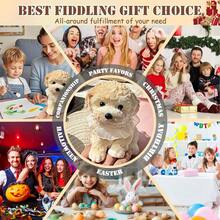 1/4个装大号Taba软萌狗狗，手工制作，可缓解成人/儿童压力，可爱柔软的泰迪狗造型，完美的挤压玩具，放松身心，乐趣无穷。