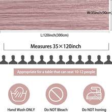 3/12pcs Bohemian Tablecloths, Cheesecloth Table Runners, Romantic Long Table Runners For Weddings, Baby Showers, Holiday Party Decorations, Rustic Gauze Tablecloths For Weddings, Baby Showers, Birthday Party Table Decorations, Reception Table Decorations - 彩色 - 查看 2