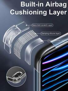 1pc Customizable IPad Protective Case, 4-Corner Anti-Drop Transparent Cover, Compatible With 11-Inch IPad, IPad Mini 4/5, IPad Pro 11-Inch (M4) 2024, IPad 10.2-Inch, Mi Tablet. DIY Creative Custom Text Shell, Personalized Gift With Photo For Yourself, Friends, Work, Birthday, New Year, Valentine's Day, Graduation, Back To School, Parents, Family