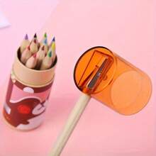 12 Colors Mechanical Pencil Set With Built-In Sharpener, Cute Panda Themed Colored Pencils With Wooden Stand And Sharpener - Great For Students, Artists, And Party Decorations, Party Supplies | Back To School, School Opening Gifts, Fun Design | Wooden Stand, Pencil Organizer, Birthday Gift - Christmas Gift - Easter Gift - Valentine's Day Gift - Perfect Gift