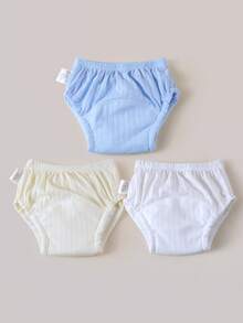 3/4 pezzi Pannolini di addestramento per neonati, pantaloncini di addestramento estivi lavabili e leggeri per bambini e bambine, pannolini di stoffa riutilizzabili, biancheria intima per pannolini morbida e traspirante, adatta per l'addestramento alla toilette, attività all'aperto, articoli essenziali per neonati