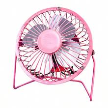 Ventilador metálico de conexión USB chico - rosa - Ver 2