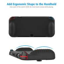 1 Set OLED Protective Case + 10pcs Joystick Cap, Non-Slip Textured Design, Enhanced Grip, Anti-Slip, Anti-Sweat, Anti-Scratch - Multicolor - View 4