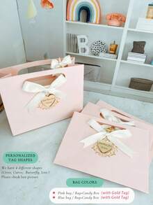 Party Gift Bags & Candy Box, Birthday Gift Bags, Thank You Gift Bag, Bachelorette Party Gift Bag, Bridal Party Gift Bag, Sweet 16 Favors Bag - Multicolor - View 9