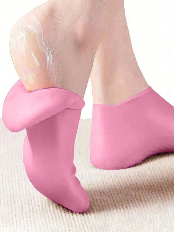 1 Paar Silikon Gel Feuchtigkeitsspendende Socken für trockene, rissige Füße, Fersen Behandlung für Frauen