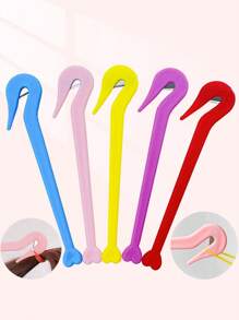 5 pièces/set Outil jetable pour retirer les élastiques et les bandeaux, accessoires de cheveux, cadeau idéal pour les filles