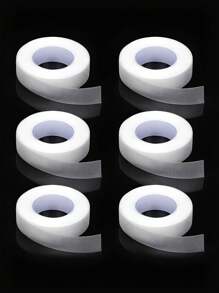 6 Rolls PE Eyelash Extension Tape, 9M Mini Transparent PE Tape, Under Eye Lash Tape, Makeup Kit/Lash Tools