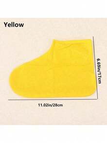 可重复使用防水防滑鞋套,乳胶户外雨靴防水鞋套,有效防雨。多种颜色可选,防水防尘硅胶雨鞋套。 - 彩色 - 查看 11