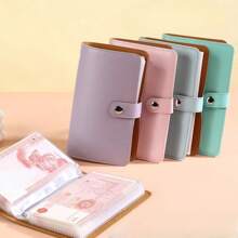 1 pezzo Raccoglitore di pianificazione borsa budget, raccoglitore per risparmio di denaro, raccoglitore di pianificazione multifunzione con borsa, portatile, stile bohémien, quaderno risparmi, molletta per soldi, libretto di risparmio, può contenere banconote, album di raccolta di banconote, quaderno contabilità, durevole e robusto, facile da riporre e accedere, alta capacità, piccolo regalo elegante, adatto per regalare ad amici, famiglia, forniture per il ritorno a scuola, articoli essenziali da viaggio