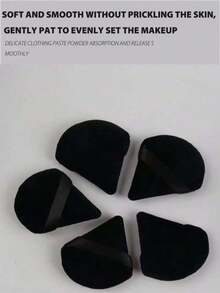 10pcs Triangle Velvet Puff And Mini Pizza Puff, Suitable For Makeup, Dry And Wet Use. Lightweight And Washable, Suitable For All Skin Types And Makeup Beginners. Can Be Used For Makeup, Home Decor, Vanity, Travel, Bedroom And More, Ideal Makeup Accessory, Powder Puff, Makeup Sponge, Makeup Sponge.,Giveaways,Travel,Cheap Stuff,Travel Essential - Multicolor - View 8