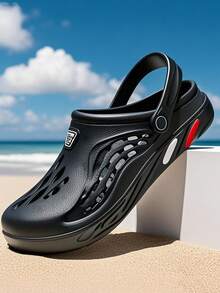 Sandalias unisex para las 4 estaciones, zapatillas casuales y transpirables con perforaciones para adolescentes y parejas, zapatos acuáticos para playa y senderismo, zapatillas cómodas con drenaje para días lluviosos, uso versátil (es posible que algunos de los agujeros perforados no estén completamente perforados)