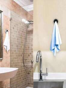 3-częściowy wieszak na ręczniki kuchenne, samoprzylepny wieszak ścienny na ręczniki do mycia naczyń, okrągły wieszak ścienny na ręczniki, odpowiedni do łazienek, kuchni i domów, ścian, szafek, garaży, nie wymaga wiercenia, akcesoria łazienkowe, wystrój pokoju