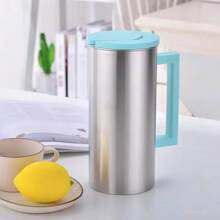 1,8L Große Kapazität Anti-Überlauf Edelstahl Wasserflasche, Kalt & Heiß Dual Nutzung, geeignet für Outdoor, Büro und Zuhause