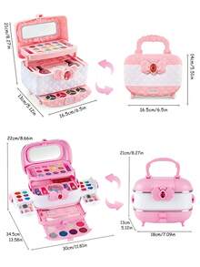 Makeup Case Pretend Play Toy Set, Various Portable Makeup Box Styles Ideal For Gift Giving - Shape - View 9