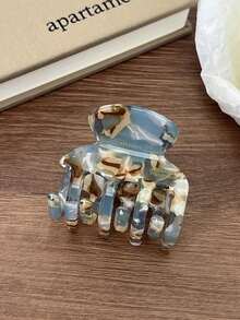 1pc/2pcs Retro Brown Stripe Hairpins, Elegant Versatile Small Hair Claw Accessory For Women, Suitable For Daily, Outdoor, Casual, And Date Styling Claw Clips Hair Clips Hair Jaw Clip Hair Clamps Hair Clutch Hair Catcher Clip Fall Winter Hair Accessories For Women For Vacation Outfits Woman - Multicolor - View 19