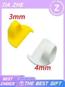 1pc/2pcs Easy Stitching Tool - Durable Plastic Edge Sewing Lockranding Tool For Beginners & Seniors, 4mm & 3mm Spacing, Perfect For DIY Hand Sewing Projects, Sewing Accessory | Ergonomic Design | Smooth Surface