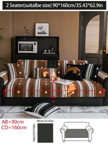 1pc All-Season Sofa Pad Slipcover, Modern Minimalist Non-Slip Sofa Cushion Cover, Dust-Proof And Washable, Soft And Fade-Resistant Couch Blanket, Pet-Friendly, Suitable For Bedroom, Office, Living Room, L-Shaped Sofa, And 1/2/3/4-Seat Sofa