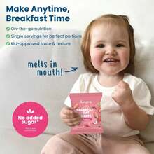 Bocaditos orgánicos de avena Amara de sabor fresa - 7g - Rosa - Ver 6