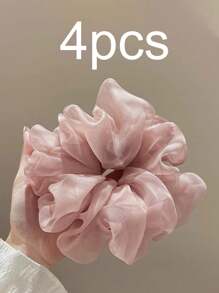 5pcs/3pcs/1pc Classic Black White Brown Large Intestine Headband, Headband, High-End Temperament Headband, Headband, Headband Tie, Black Summer Hair Accessory, Headband, New Style, Suitable For Bag Accessories