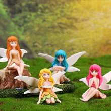 4 piezas Figuras decorativas creativas y lindas de hadas - Multicolor - Ver 8