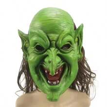 Lot de masques en mousse PU durables pour Halloween, masque de sorcière drôle, design réaliste, par TT Design, hors de l'atmosphère