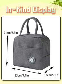 Lunch Bag,Bento Tote Bag,Waterproof And Oil-Proof Worker's Lunch Bag,Bear Lady Lunch Bag,Portable Insulated Bag,Waterproof And Oil-Proof Worker's Lunch Bag,Reusable Lunch Bag,Can Be Used For Outing,Work Etc., Back To School, Outdoor Carrying Bag
