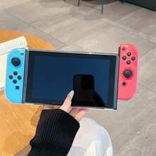 1pc Transparent Protective Soft Case For Nintendo Switch OLED Console - Transparent - View 11