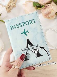 1 Peça Carteira Personalizada com Assinatura, Carteira com Design de Assinatura Personalizada, Carteira Personalizada com Assinatura, Carteira Personalizada com Assinatura, 1 Capa de Passaporte de Couro PU de Cor Sólida com Letras em Relevo, Organizador de Documentos de Viagem de Negócios, Bolsa de Viagem Essencial, Material Escolar, Volta às Aulas, Presente Escolar, Para Escritório, Para Escola, Para Sala de Aula, Para Presentes de Professor, Para Universidade, Para Colegas, Para Dormitórios, Para Professores, Para Meninos e Meninas, Para Adolescentes, Estudantes do Ensino Fundamental, Estudantes do Ensino Médio, Estudantes do Ensino Médio, Estudantes Universitários, Calouro, Veterano, Alunos de Graduação