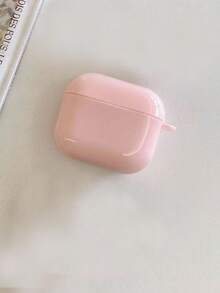 1pc Pink TPU Case, Minimalist Design Compatible With Apple 1/2 Gen Bluetooth Earphones, Protective Cover Compatible With Airpods Pro 3, Soft Shell For Cute 5th Gen, 2/3, Anti-Drop Compatible With Airpods Pro 2 - Pink - View 5