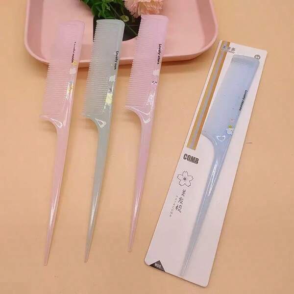 ​​Four Pointed Tail Combs In Assorted Colors (Random Color Selection)​