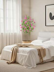 Künstliche Pflanze Künstlicher Bougainvillea-Baum mit Blumen 120 cm / 150 cm / 180 cm Künstliche Pflanzen im Topf Große gefälschte Pflanzenlandschaft für Büro-Gartendekoration im Innen- und Außenbereich