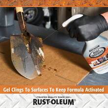Disolvente de óxido Rust-Oleum en spray con gatillo en gel | Removedor de corrosión de uso intensivo para herramientas metálicas, autos, bicicletas, parrillas, pernos, armas de fuego y talla grande | 32 Onzas - 32 onzas líquidas (paquete de 1) - Ver 6
