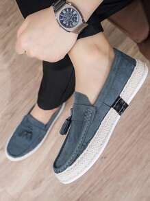 New Style Casual Loafers, Non-Slip Soft Sole Slip-On Driving Moccasins, Lightweight & Comfortable Fashion Sneakers For Men