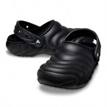 Crocs Classic Lined Overpuff Clog - Black - View 2