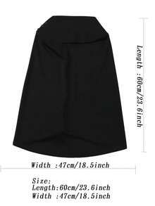 Khăn trùm đầu viền vàng thanh lịch, khăn trùm đầu chống gió thời trang, lý tưởng để đi chơi và làm đẹp cho vẻ ngoài của bạn, băng đô cho abaya hàng ngày dưới mũ, mạng che mặt cho phụ nữ - màu đen - Xem 3