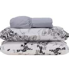 3 Piece Percale 100% Cotton Bed Sheet Set - PR03 - View 2