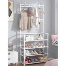 Arara 4/5 andar Sapateira Organizadora cabideiro suporte Multiuso Sapato Tenis Roupa Closet Quarto Armários