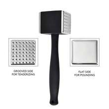 Gorilla Grip Double-Sided Meat Tenderizer Tool, Heavy Duty Kitchen Mallet, Spiked Side Tenderizes, Smooth Flattens Steak, Pound Beef, Maximize Food Flavor, Comfortable Handle, Commercial Grade, Black - Máy làm mềm thịt hai mặt không cần kim - Xem 11